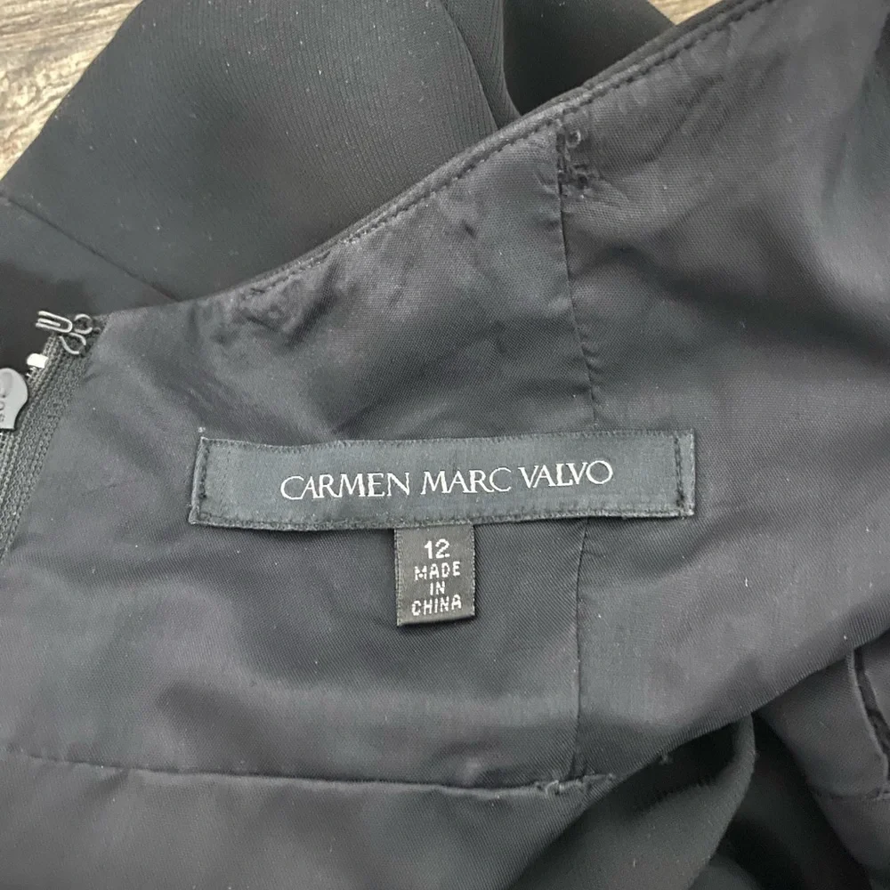 Carmen Mac Valvo-Black Halter Top - Picture 2 of 7